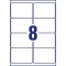 Avery Zweckform L7765-40 Paquet de 40 planches a  etiquettes brillantes 99,1 x 67,7 mm (Import Allemagne)