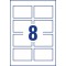 Avery Zweckform 10 feuilles pour cartes de visite C32015-10 Specialement concues pour les imprimantes a  jet d'encre Blanc mat 2