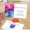 Avery Zweckform C32028-25 Paquet de 25 feuilles 220 g finition brillante pour cartes de visite a  bords lisses pour imprimante j