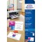 - Zweckform Cartes de visite Quick & Clean, brillant 240 g/m2, couche et poinconne pour imprimante jet d'encre dimens