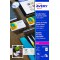 Avery C32016-25 Cartes de visite imprimables recto-verso finition satinee pour imprimantes laser, 10 cartes par feuille A4, Blan