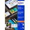 AVERY - Pochette de 250 cartes de visite imprimables, En carte blanche mate 185g/m², Format 85 x 54 mm, Impression laser / jet d