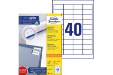 AVERY Zweckform 3657-200 etiquettes universelles (8 000 plus 800 etiquettes autocollantes extra 48,5 x 25,4 mm sur A4, papier ma