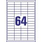 Avery 3667-200 Etiquettes Blanc