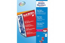 Avery Dennison 2790-100 Papier pour flyer Impression laser couleur A4 / 170 g Brillant Blanc 100 feuilles (Import Allemagne)