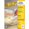 Avery Zweckform L4743REV-100 Paquet de 1200 etiquettes universelles reutilisables 99,1 x 42,3 mm (Blanc) (Import Allemagne)