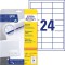 Avery Zweckform 6172 Lot de 600 etiquettes universelles Blanc 64,6 x 33,8 mm