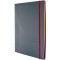 AVERY - Cahier Notizio a  spirales, pages quadrillees, couverture polypropylene, Format A4, Technologie Lignes Blanches,