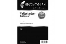 Zweckform Pochettes a  cartes de visite A5 Chronoplan (Import Allemagne)