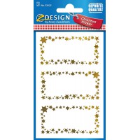 Avery Zweckform 52622 Lettrage Stickers de Noel, Signes, 6 stickers