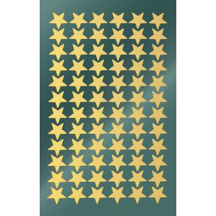 AVERY Zweckform Art. 52805 Lot de 144 etoiles dorees (autocollants de Noel en papier brillant, autocollants pour cartes, cadeaux
