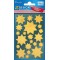 AVERY Zweckform Art. 52807 Lot de 2 planches de 21 autocollants etoiles dorees pour Noel en papier brillant