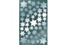 Avery Zweckform 52771 Lot de 36 autocollants de Noel Materiau specifique Sterne silber 96 Stuck