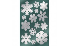 AVERY 52813 Lot de 28 autocollants de Noel Motif flocons de neige