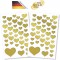 Autocollant decoratif 4400, Avery Zweckform Materiau specifique Herzen gold