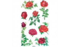 Avery Zweckform -54103 - Autocollants decoratifs Motif roses 24 Aufkleber colore