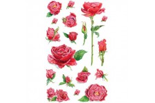 Autocollant decoratif 4400, Avery Zweckform Materiau : papier Roses