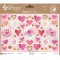 AVERY Zweckform 54559 Lot de 112 autocollants decoratifs en forme de coeur avec inscription en anglais « Love » sur f