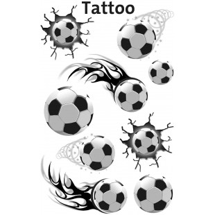 Avery Zweckform Tatouages 76 x 120 mm Multicolore 1BG Motif football