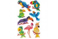 zweckform zdesign Kids Sticker Glitter Oiseaux Noir