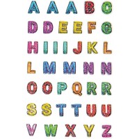 zweckform zdesign Kids Sticker Glitter Lettres Noir