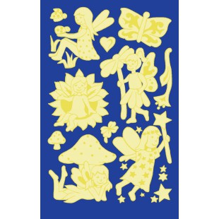 Avery zweckform kids stickers lumineux elfes multicolore - 7 pieces