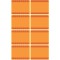 Avery Zweckform 59546 etiquettes de confiture, amovibles, 12 autocollants. etiquettes de congelation orange