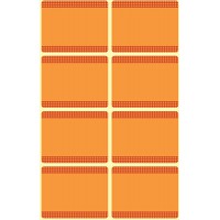 Avery Zweckform 59546 etiquettes de confiture, amovibles, 12 autocollants. etiquettes de congelation orange