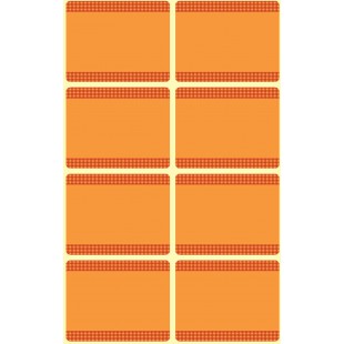Avery Zweckform 59546 etiquettes de confiture, amovibles, 12 autocollants. etiquettes de congelation orange