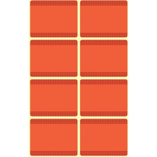 Avery Zweckform 59546 etiquettes de confiture, amovibles, 12 autocollants. etiquettes de congelation rot