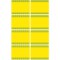 Avery Zweckform 59546 etiquettes de confiture, amovibles, 12 autocollants. etiquettes de congelation jaune