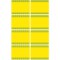 Avery Zweckform 59546 etiquettes de confiture, amovibles, 12 autocollants. etiquettes de congelation jaune