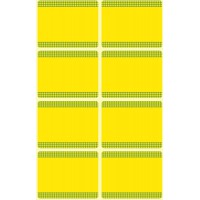 Avery Zweckform 59546 etiquettes de confiture, amovibles, 12 autocollants. etiquettes de congelation jaune