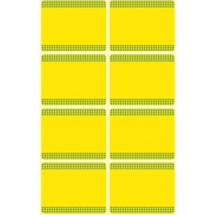 Avery Zweckform 59546 etiquettes de confiture, amovibles, 12 autocollants. etiquettes de congelation jaune