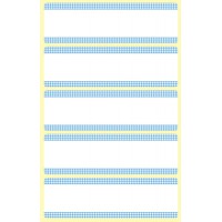 Avery Zweckform 59546 etiquettes de confiture, amovibles, 12 autocollants. etiquettes de congelation weiB langlich