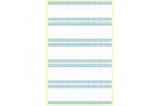 Avery Zweckform 59546 etiquettes de confiture, amovibles, 12 autocollants. etiquettes de congelation weiB langlich