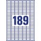 Avery Zweckform Lot de 4725 mini etiquettes 25,4 x 10 mm (Blanc) (Import Allemagne)