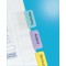 AVERY - Sachet de 96 onglets autocollants de couleurs assorties personnalisables et imprimables, Format 32 x 13 mm, Impression l