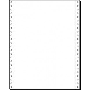 SIGEL - papier listing sans fin, 240 x 12", A4, 1 pli 80 g/m2, en blanc, MP au cote longitudinal Con