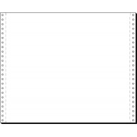 Sigel Papier Listing sans Fin 375 X 12" A3 Vertical Simple 60 G/M2 en Blanc Pl Contenu: 2000 Fe