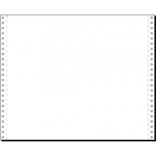 Sigel Papier Listing sans Fin 375 X 12" A3 Vertical Simple 60 G/M2 en Blanc Pl Contenu: 2000 Fe
