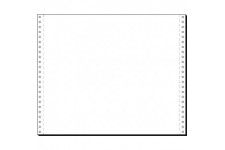 Sigel Papier Listing sans Fin 375 X 12" A3 Vertical Simple 60 G/M2 en Blanc Pl Contenu: 2000 Fe
