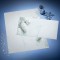 SIGEL DP132 Papier a  lettre de Noel, decorations de Noel, 21 x 29,7 cm, 90g/m², blanc et gris clair, 100 feuilles