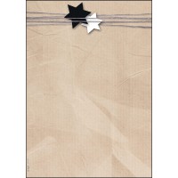 SIGEL DP079 Papier a  lettre de Noel, decorations de Noel, 21 x 29,7 cm, 90g/m², beige, 100 feuilles