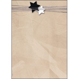 SIGEL DP079 Papier a  lettre de Noel, decorations de Noel, 21 x 29,7 cm, 90g/m², beige, 100 feuilles