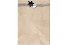 SIGEL DP079 Papier a  lettre de Noel, decorations de Noel, 21 x 29,7 cm, 90g/m², beige, 100 feuilles