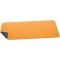 SIGEL SA601 Sous-main en cuir PU, portable, antiderapant, essuyable, double face, 80 x 30 cm, jaune/gris