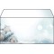 SIGEL DU312 Enveloppes motif etoiles de Noel, blanc/ver bleu, format DL (11 x 22 cm), 25 pieces