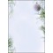 SIGEL DP302 Papier a  lettre de Noel, branches et boule de Noel, 21 x 29,7 cm, 90g/m², blanc et vert, 25 feuilles