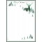 SIGEL DP284 Papier a  lettre de Noel, foret et cerf, 21 x 29,7 cm, 90g/m², blanc et vert, 25 feuilles